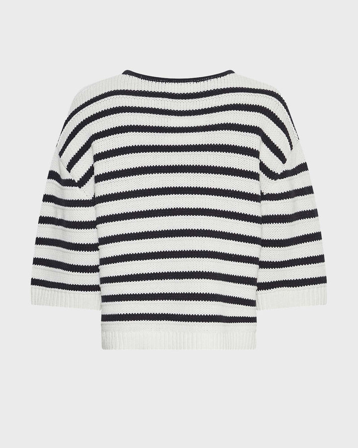 MSCHLeika Jillena
3/4 Pullover Stripe Egret/Sky