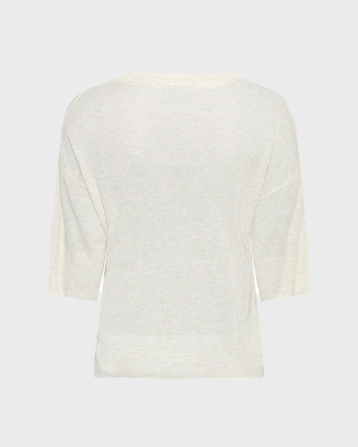 MSCHRini Kobra 2/4 V Pullover Sand Melange