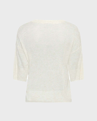 MSCHRini Kobra 2/4 V Pullover Sand Melange myMEID