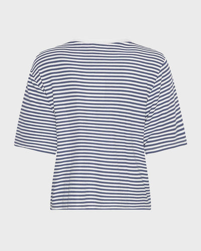 MSCHjana Tee Stripe White/Oceana myMEID