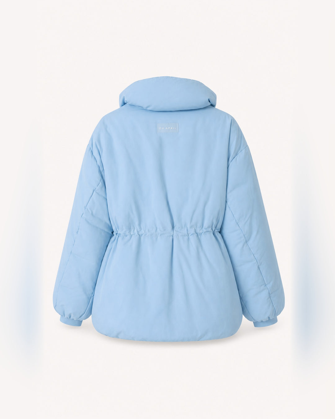OH APRIL Jacke Nancy Puffer Jacket Sky Blue/Stripe – Bild 3