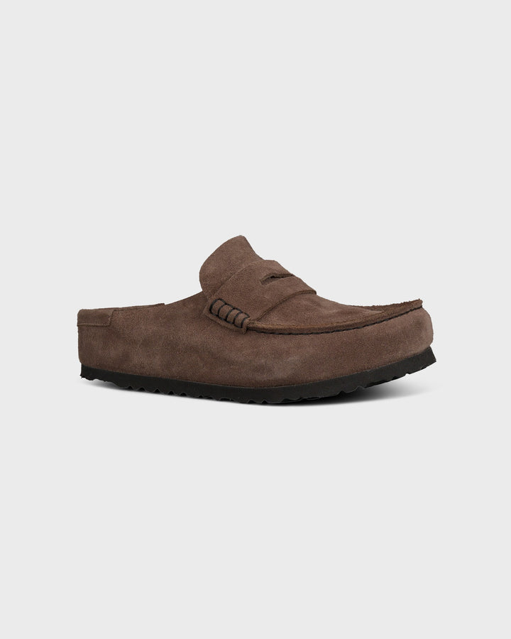 Naples Wrapped Suede Leather Concrete Gray