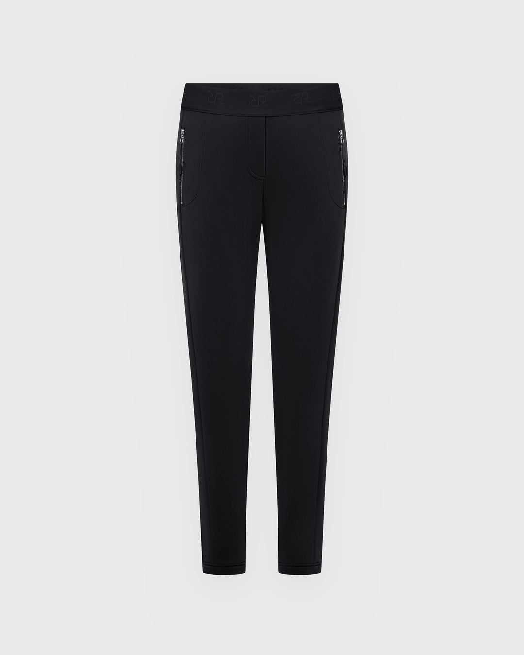 Raffaello Rossi Hose Natina Ribbon Thermo Jersey Schwarz