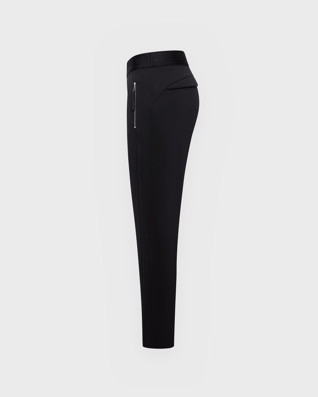 Raffaello Rossi Hose Natina Ribbon Thermo Jersey Schwarz – Bild 3