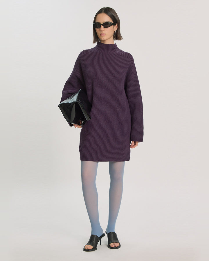 EDITED Kleid Neea Dress Plum Perfect – Bild 2
