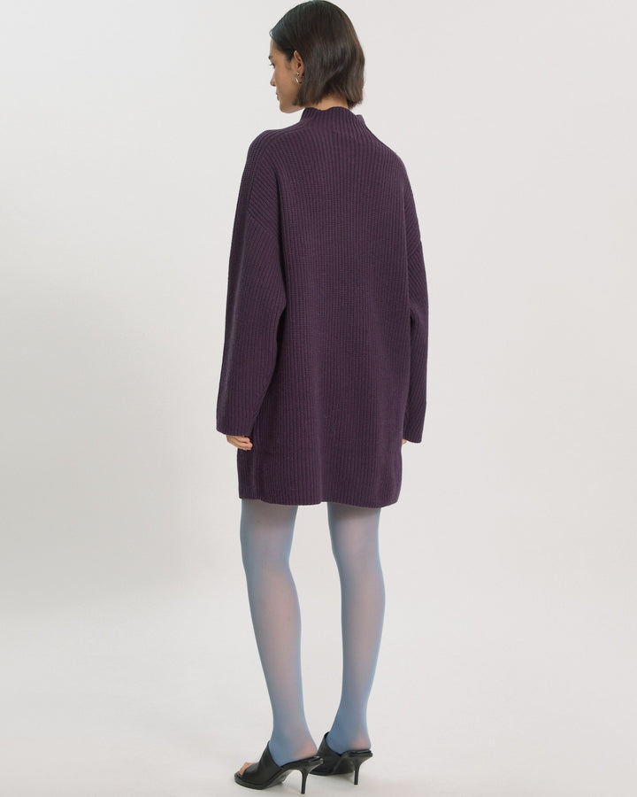 EDITED Kleid Neea Dress Plum Perfect – Bild 3