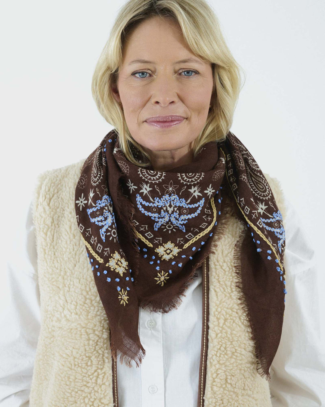 STORIATIPIC Scarf Nelly Choco