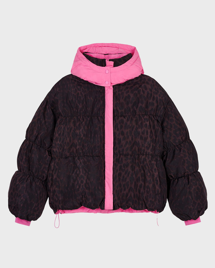 Nicky Puffer Jacket Candy/Leo Truffle