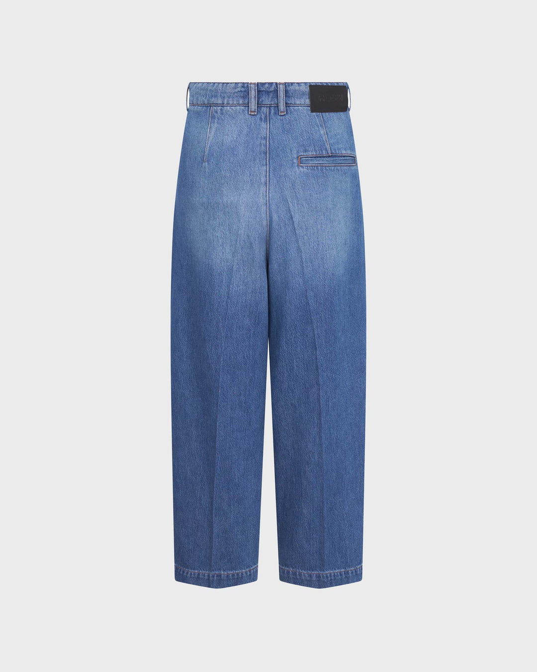Noa Crop Soft Denim Authentic Blue