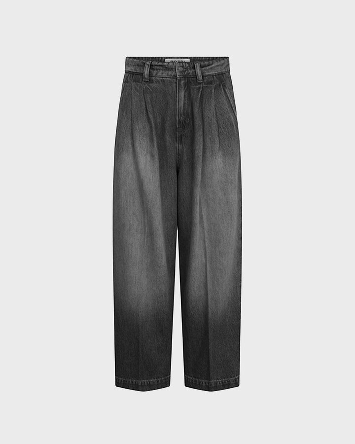 Noa Crop Soft Denim Authentic Grey