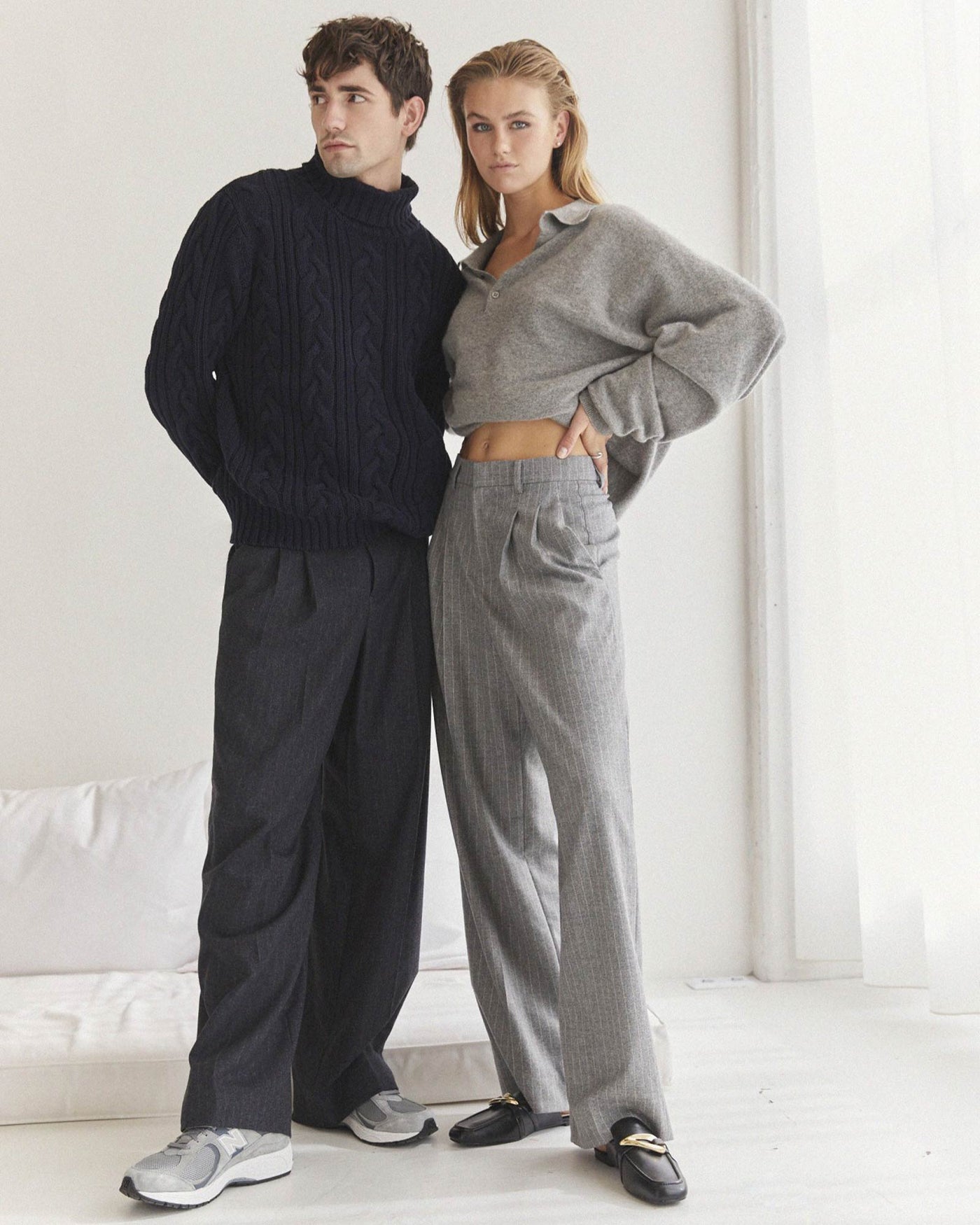 Noa Wool Stripe Silver myMEID
