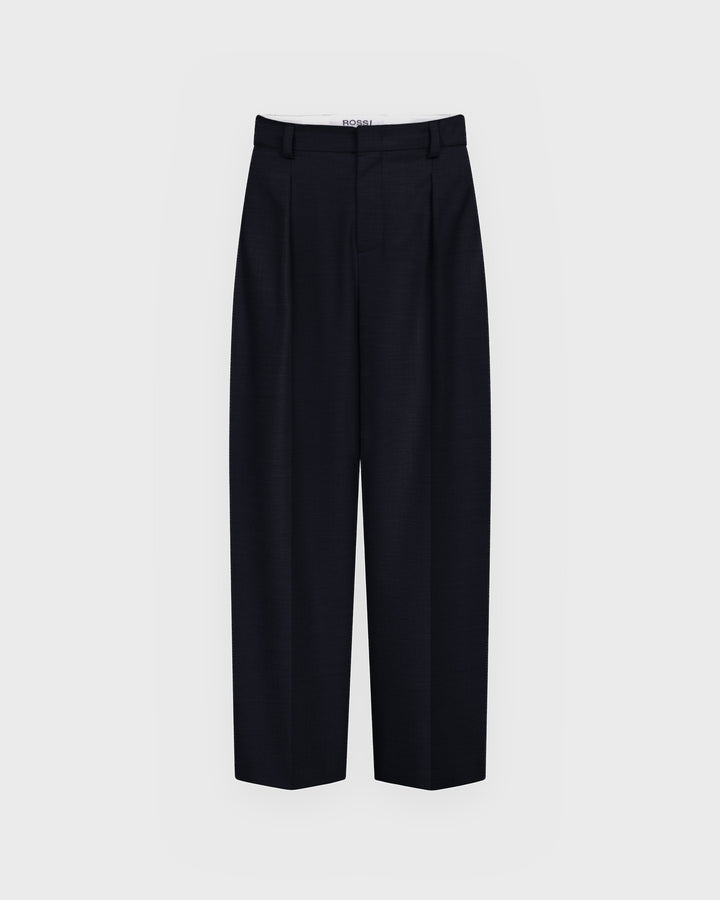 Rossi Hose Noa Crop Cashmere Touch Flannel Marine