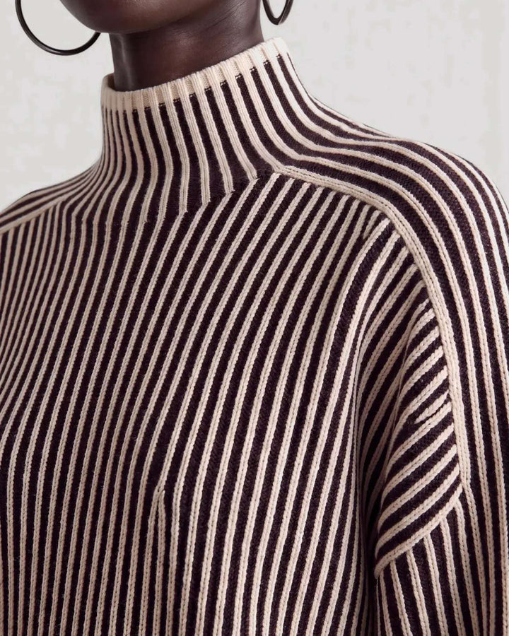 EDITED Pullover Nohea Jumper Plum Perfect/Fragant Lilac – Bild 3