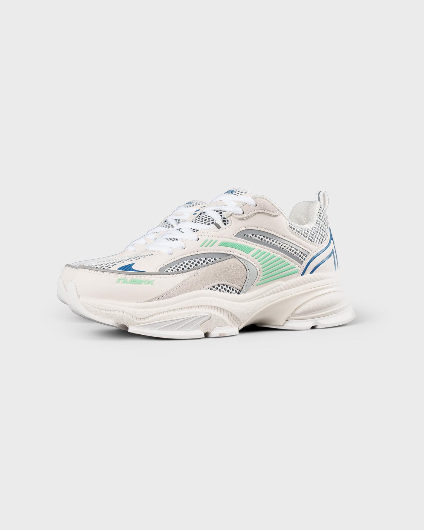 Nubikk Sneaker Comet Runner Off-White Artificial Blue myMEID