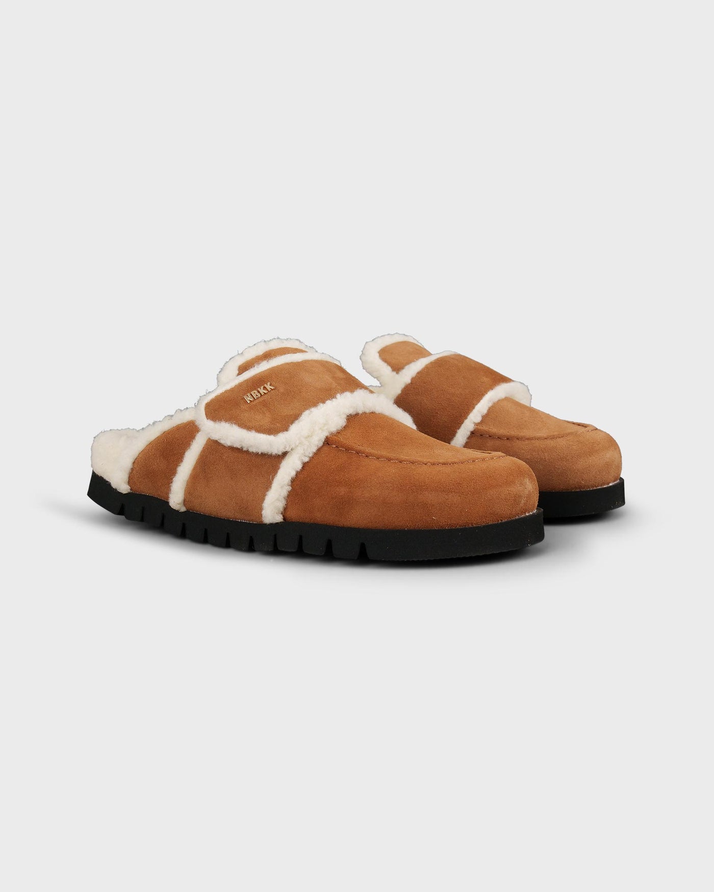 Nubikk Pantolette Teddy Fur Cognac myMEID