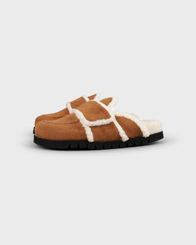 Nubikk Pantolette Teddy Fur Cognac myMEID