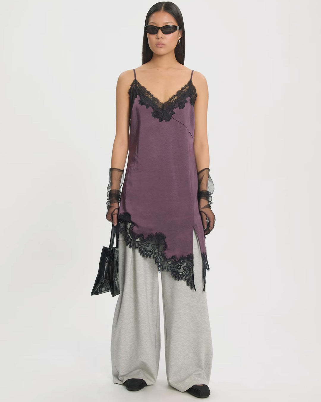 EDITED Kleid Nuzana Tunic Dress Plum Perfect