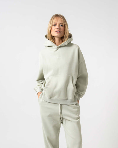 Boyfriend Hoodie Soft Green myMEID