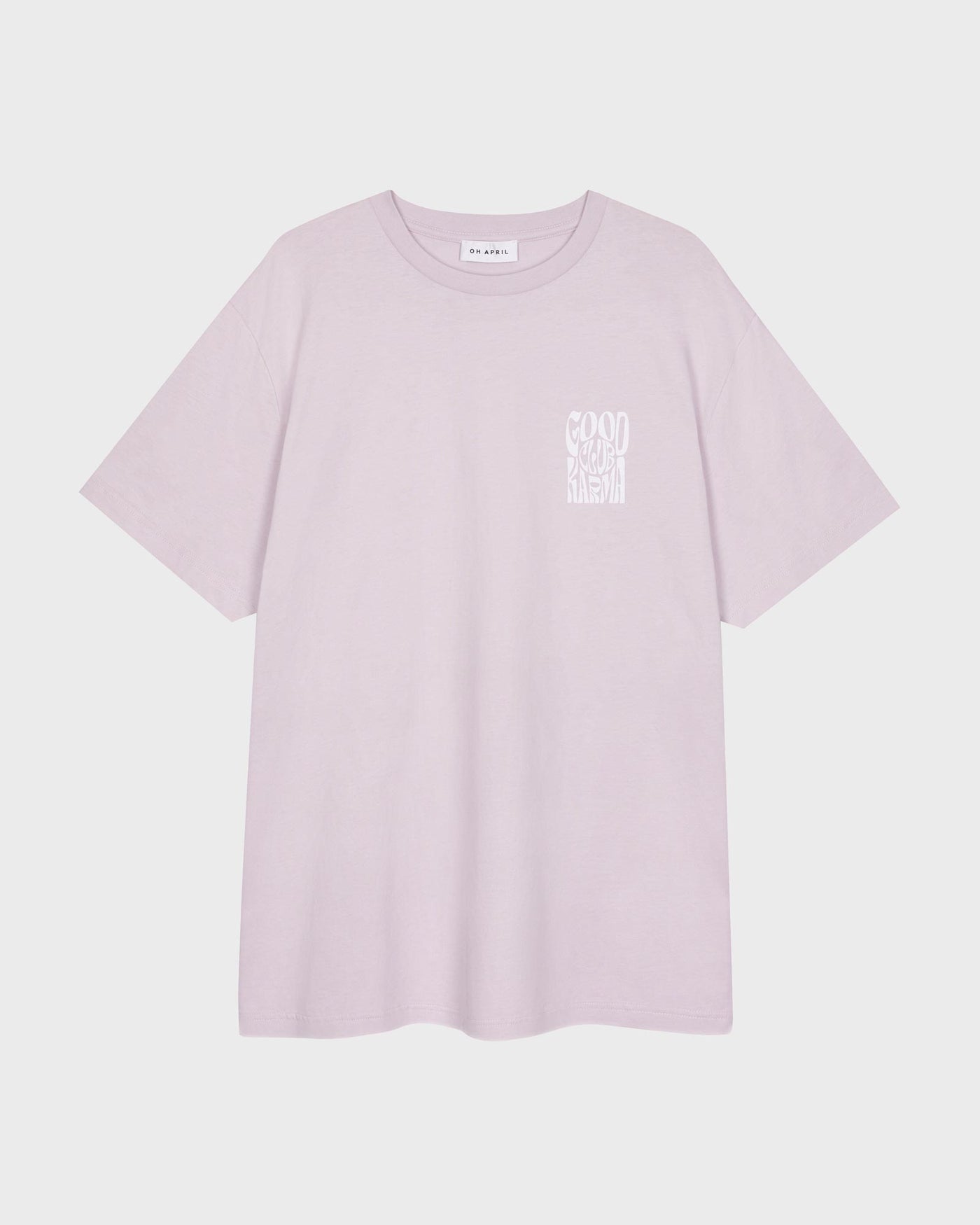 Boyfriend T-Shirt Lilac Good Karma Club myMEID