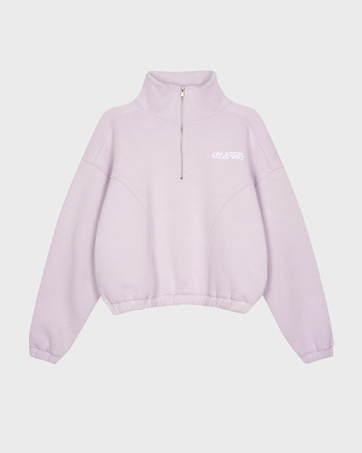 OH APRIL Evie Zipper Sweater Lilac myMEID
