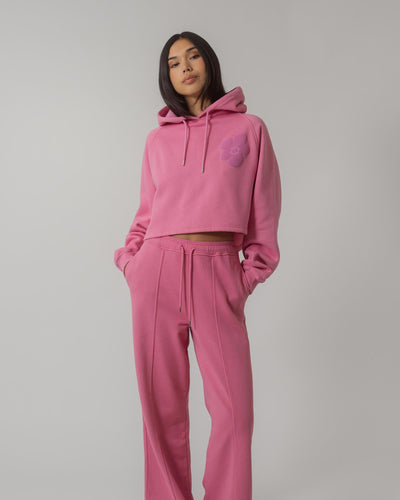 Koa Cropped Hoodie Deep Pink myMEID