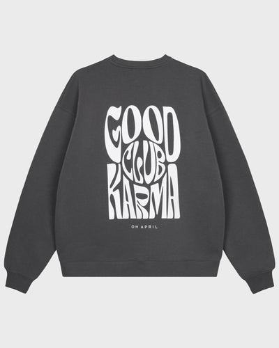 Oversized Sweater Anthracite Good Karma Club myMEID