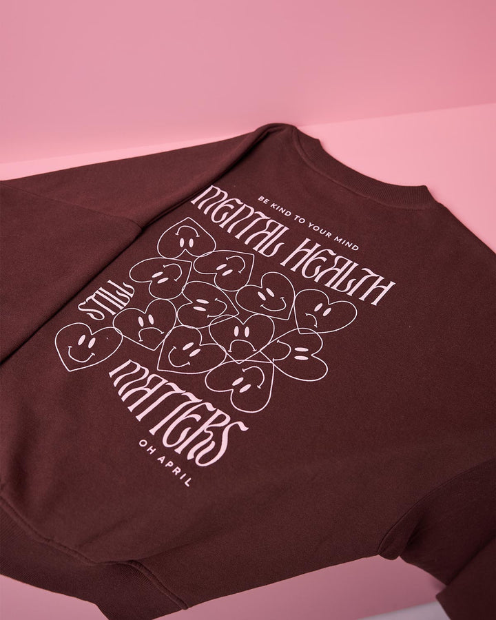 Regular Sweater Mental Health Brown