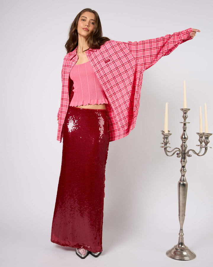 Vivian Shirt
Dark Rose