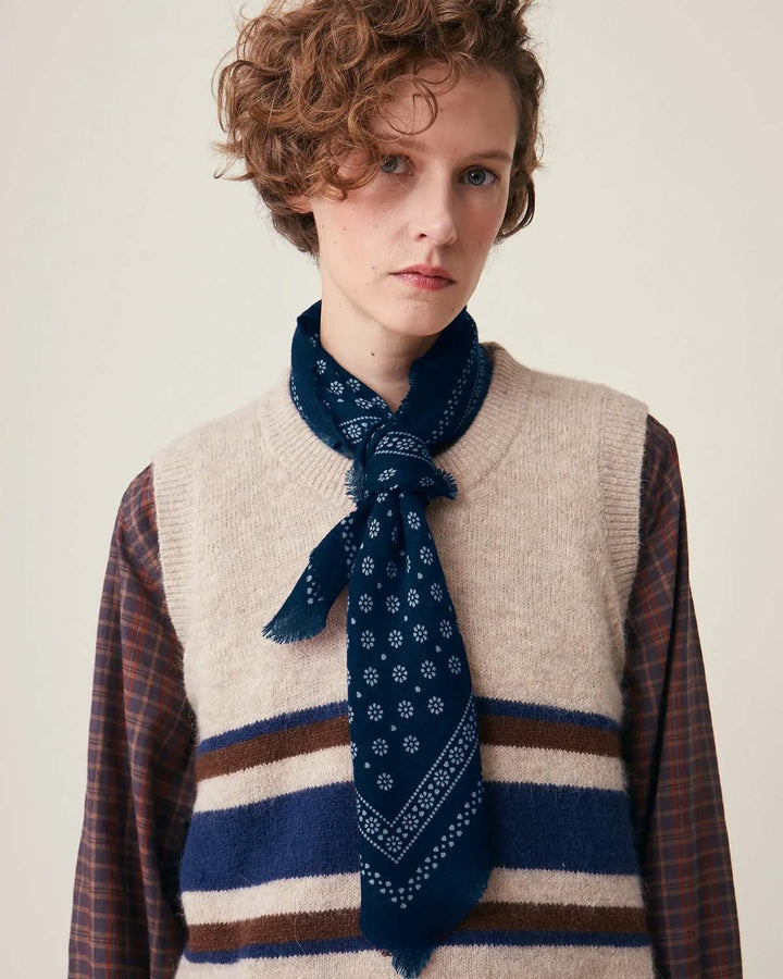 MOISMONT Scarf Olaf Scarf No. 676 Magic Blue