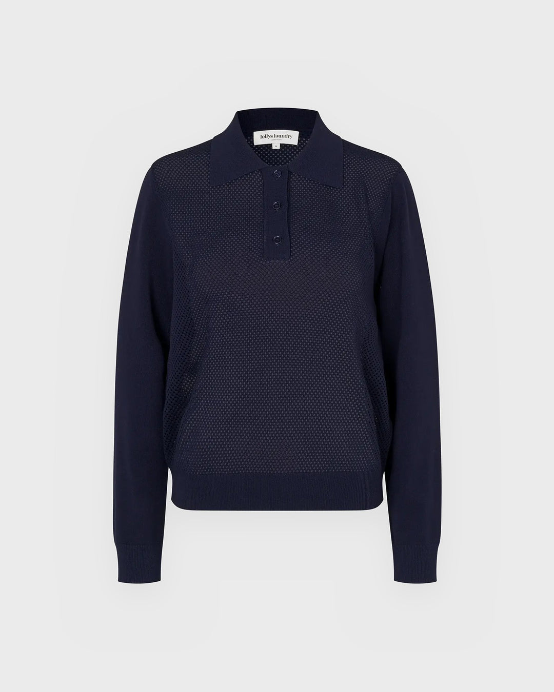 lollys laundry Pullover OpalLL Polo Knit Dark Blue