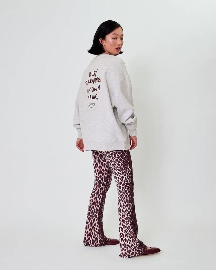Oversized Sweater Magic Grey Melange