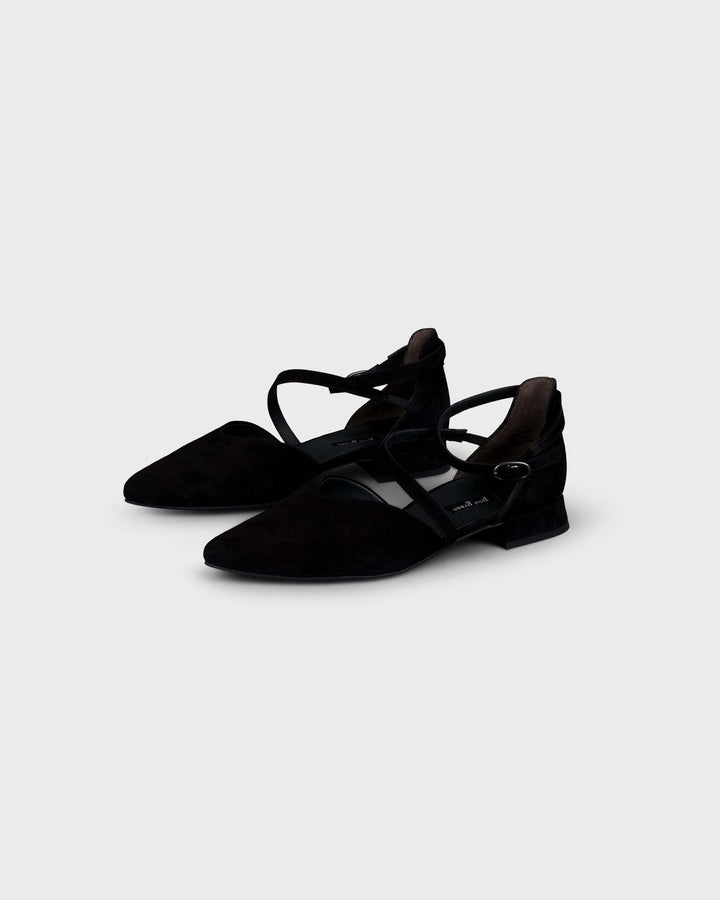 Ballerina Suede Black