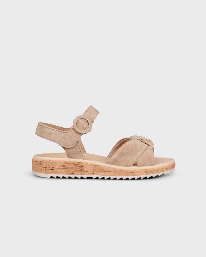 Sandale Suede Champagne