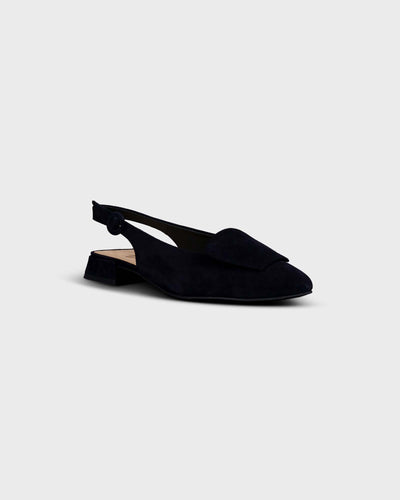 Sling-Sandalette Suede Blau myMEID