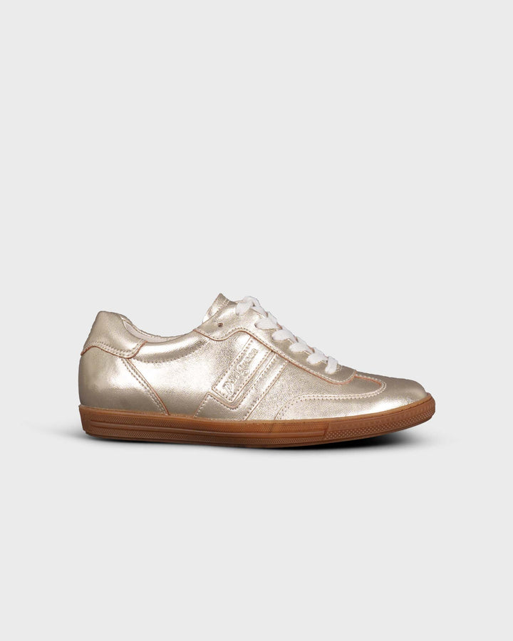 Sneaker Nappa Metalic Platino