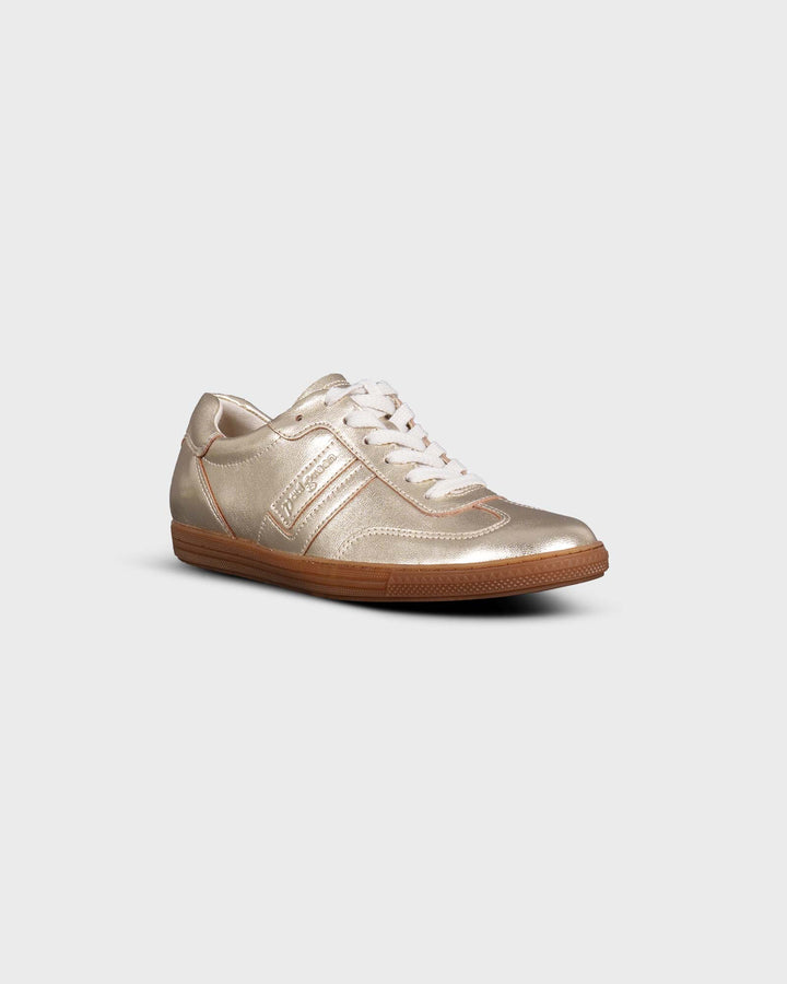 Sneaker Nappa Metalic Platino