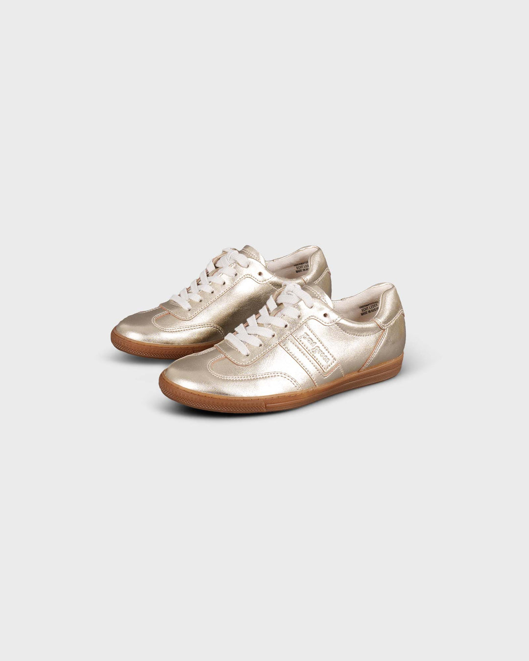 Sneaker Nappa Metalic Platino