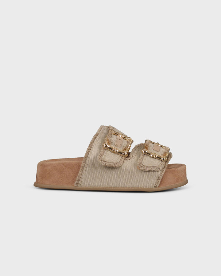 Pantolette Canvas Grain