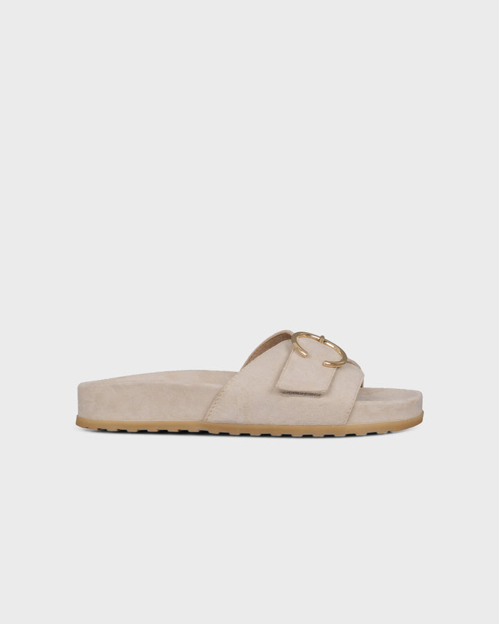 Pantolette Beige/Soft Velvet Safari