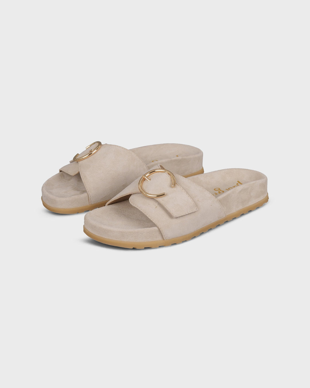 Pantolette Beige/Soft Velvet Safari