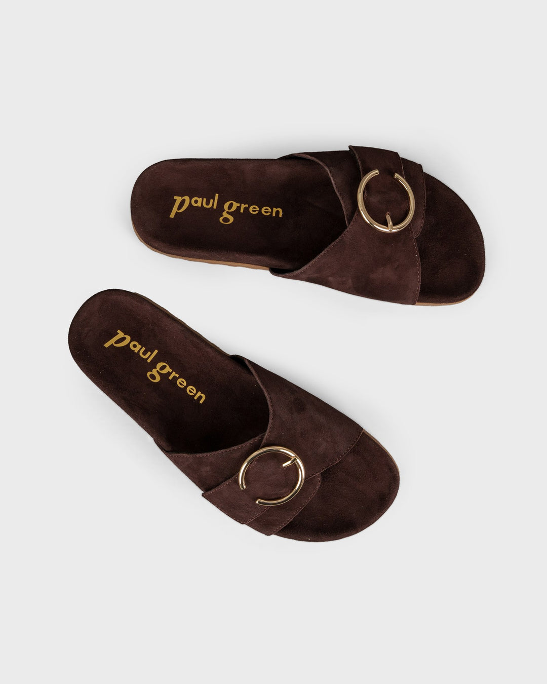 Pantolette Braun/Soft Velvet Mocca