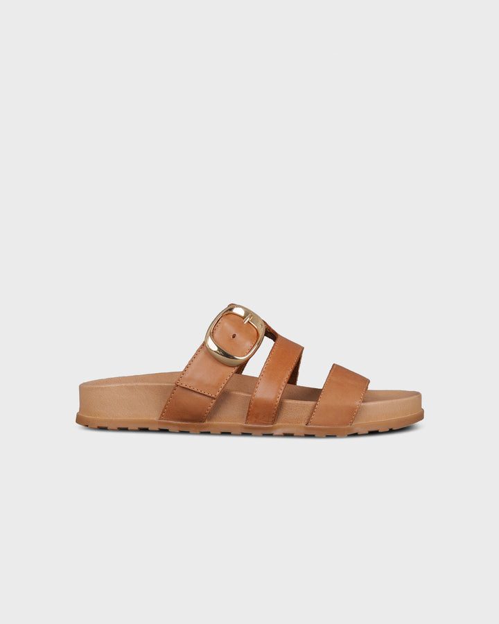 Pantoletten Braun/Soft Calf Sahara