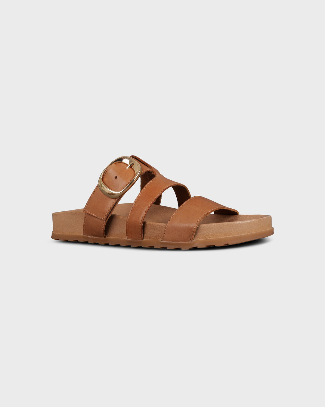 Pantoletten Braun/Soft Calf Sahara
