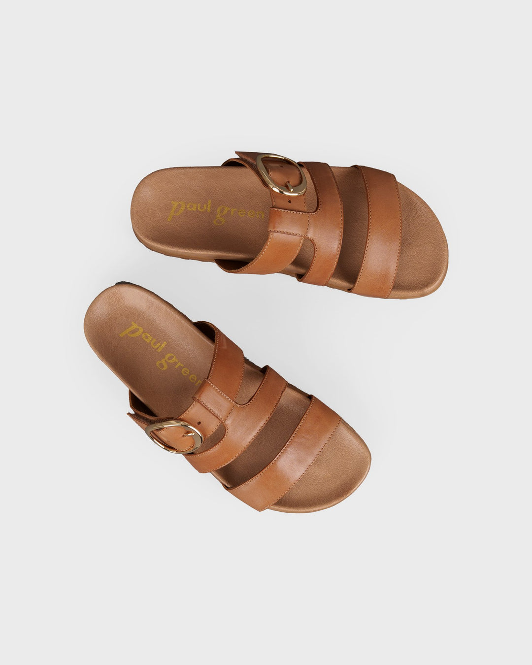Pantoletten Braun/Soft Calf Sahara