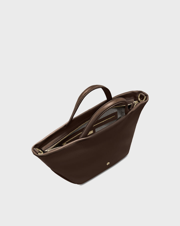 Aigner Handtasche Paola L  Soil Brown – Bild 3