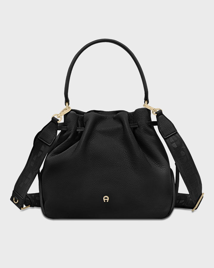 Aigner Handtasche Paola M Black – Bild 2