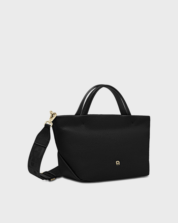 Aigner Handtasche Paola S Black – Bild 3
