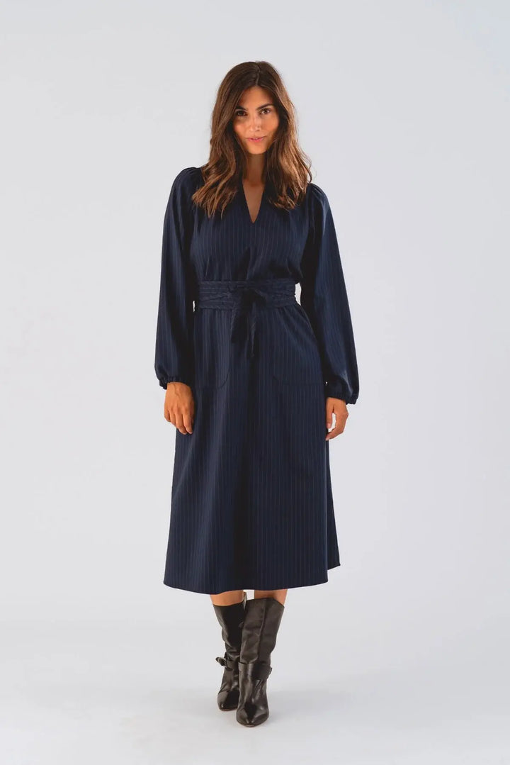 ParisLL Midi Dress Dark Navy