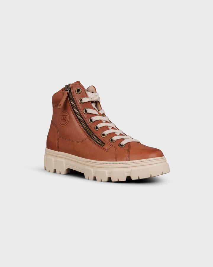Hightop-Sneaker Cognac