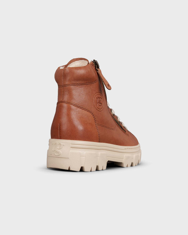 Hightop-Sneaker Cognac